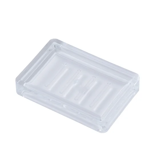 Agua Crystal Acrylic Soap Dish Transparent