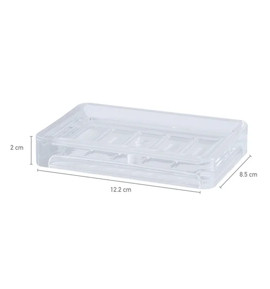 Agua Crystal Acrylic Soap Dish Transparent