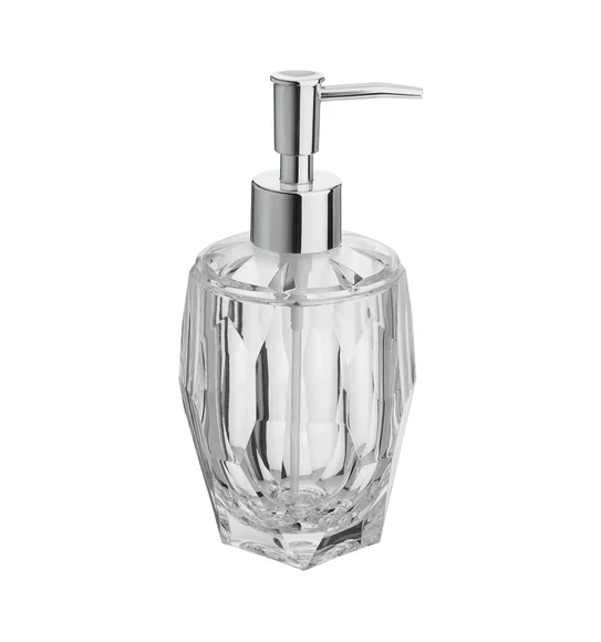 Agua Crystal Acrylic Diamond Soap Dispenser Transparent