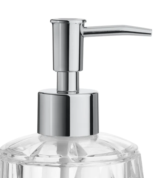 Agua Crystal Acrylic Diamond Soap Dispenser Transparent