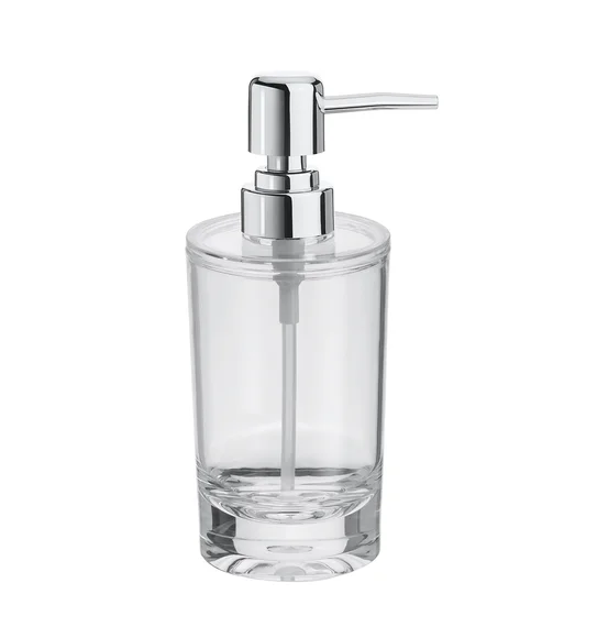 Agua Crystal Acrylic Plain Soap Dispenser Transparent