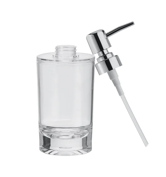 Agua Crystal Acrylic Plain Soap Dispenser Transparent