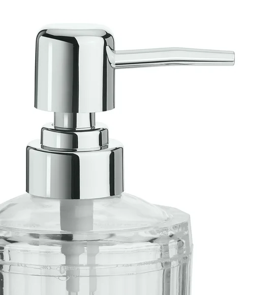 Agua Crystal Acrylic Soap Dispenser Clear