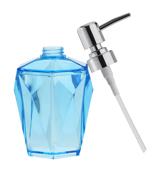 Agua Crystal Acrylic Diamond Soap Dispenser Blue