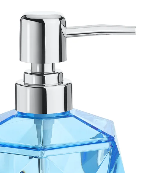 Agua Crystal Acrylic Diamond Soap Dispenser Blue