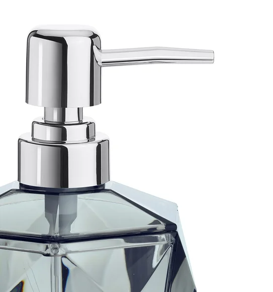 Agua Crystal Acrylic Soap Dispenser Grey