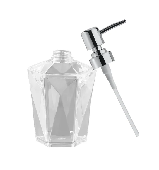 Agua Crystal Acrylic Diamond Soap Dispenser Clear