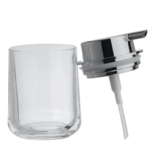 Agua Crystal Acrylic Block Soap Dispenser Transparent