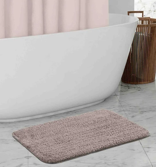 Diana Anti skid Super Absorbent Bath Mat Taupe