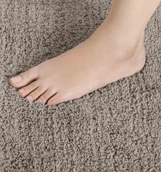 Diana Anti skid Super Absorbent Bath Mat Taupe