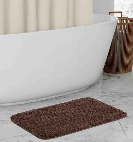 Diana Anti skid Super Absorbent Bath Mat Chocolate