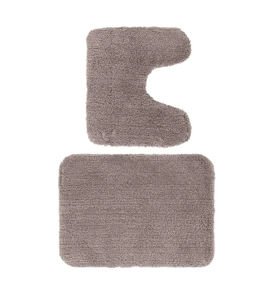 Diana Anti skid Super Absorbent Bath Mat Taupe