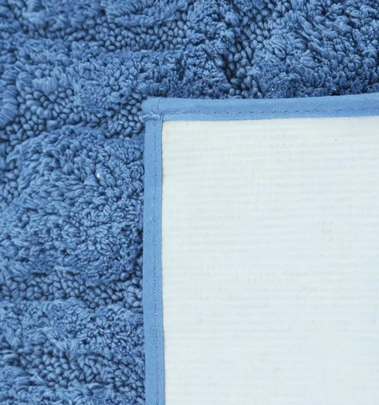 Noel Cotton Bath Mat Blue
