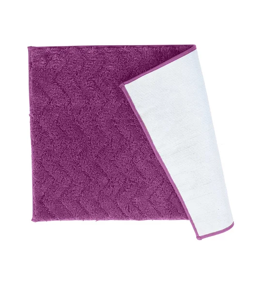 Noel Cotton Bath Mat Purple