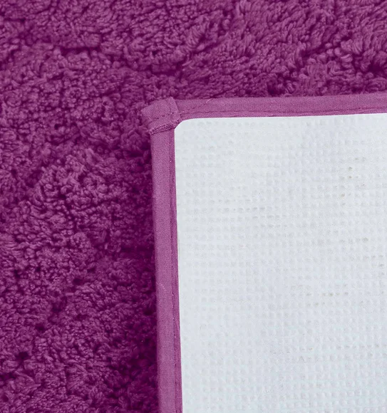 Noel Cotton Bath Mat Purple