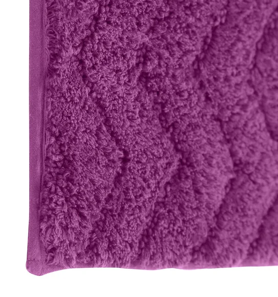Noel Cotton Bath Mat Purple