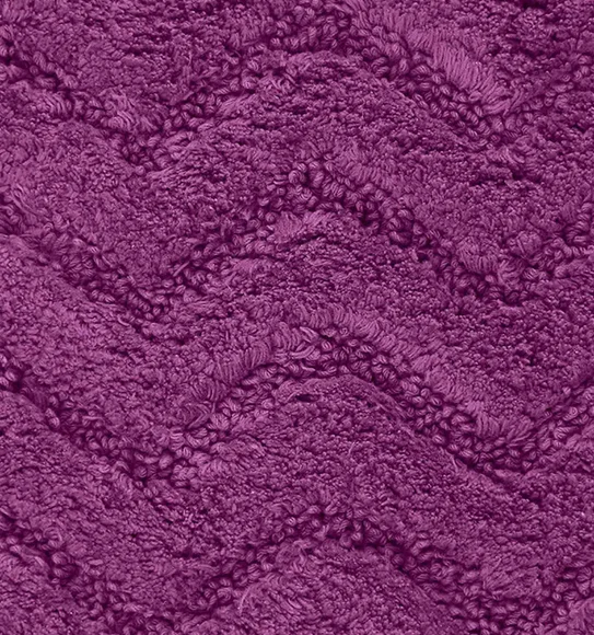 Noel Cotton Bath Mat Purple