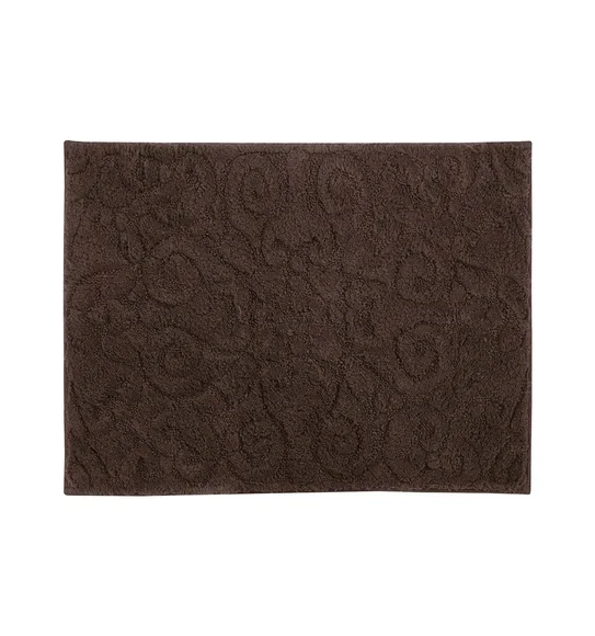 Noel Cotton Bath Mat Chocolate