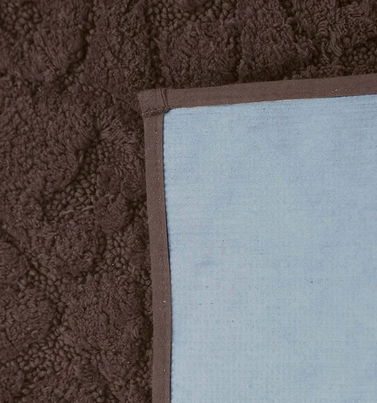 Noel Cotton Bath Mat Chocolate