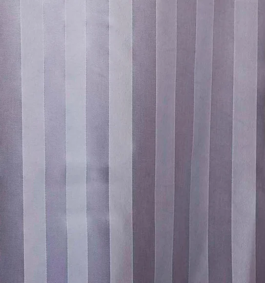 Hilton Water Repellent Polyester Shower Curtain Grey