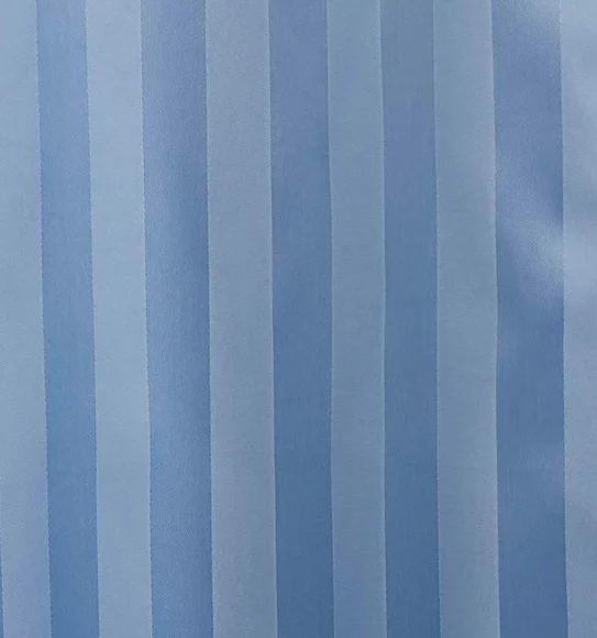 Hilton Water Repellent Polyester Shower Curtain Blue
