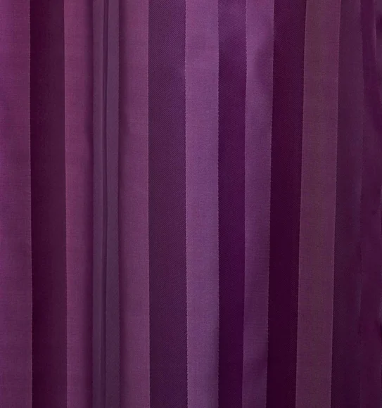 Hilton Water Repellent Polyester Shower Curtain Purple
