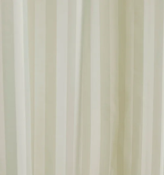Hilton Water Repellent Polyester Shower Curtain Off White