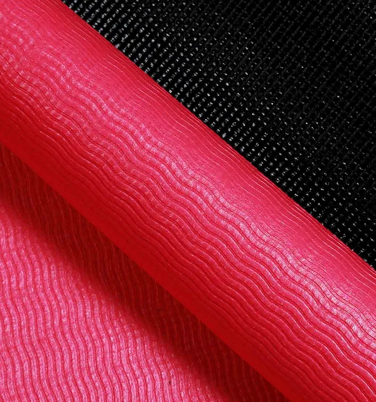 Reversible PVC Yoga Mat Reversible Pink