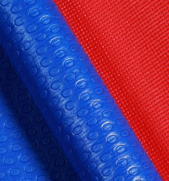Reversible PVC Yoga Mat Reversible Red