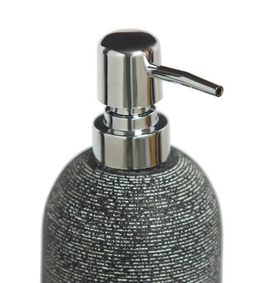 Alvina Polyresin Soap Dispenser Charcoal