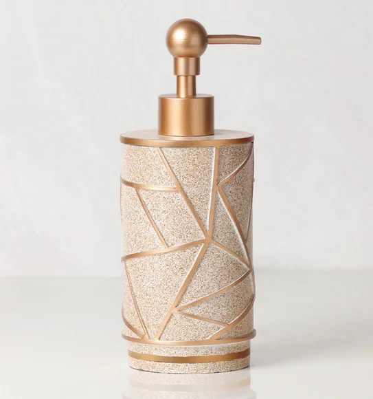 Alvina Polyresin Soap Dispenser Golden