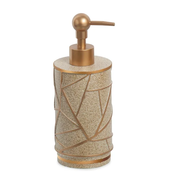 Alvina Polyresin Soap Dispenser Golden
