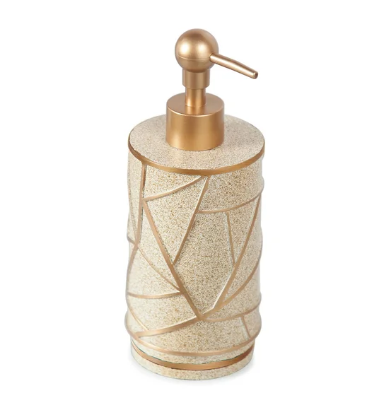 Alvina Polyresin Soap Dispenser Golden
