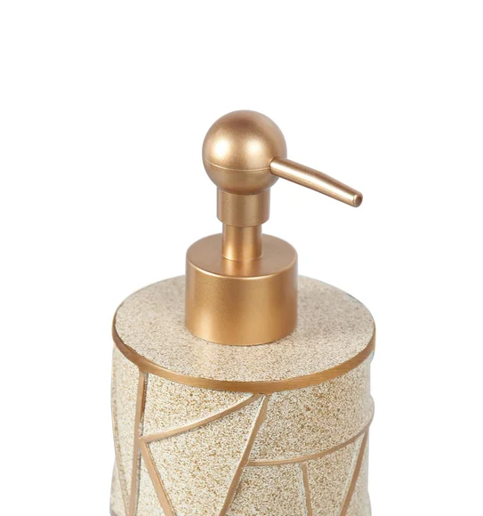 Alvina Polyresin Soap Dispenser Golden