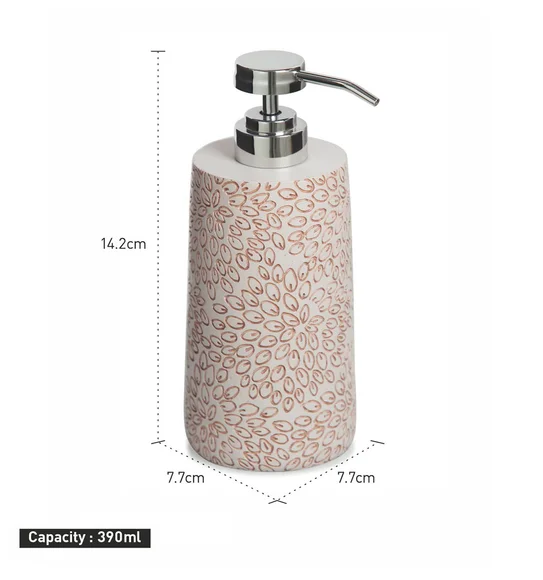 Alvina Polyresin Soap Dispenser Cherry
