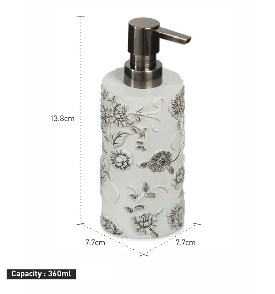 Alvina Polyresin Soap Dispenser Grey
