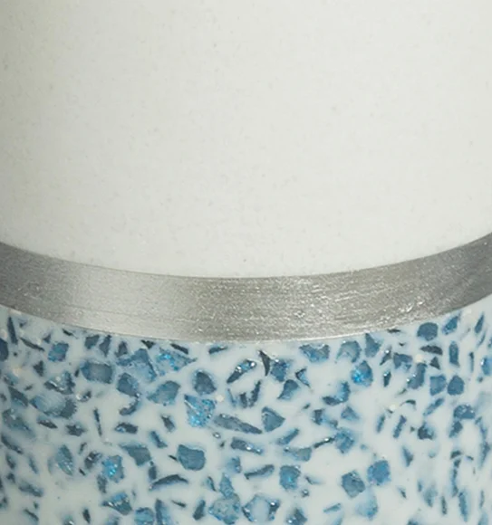 Alvina Polyresin Soap Dispenser Blue