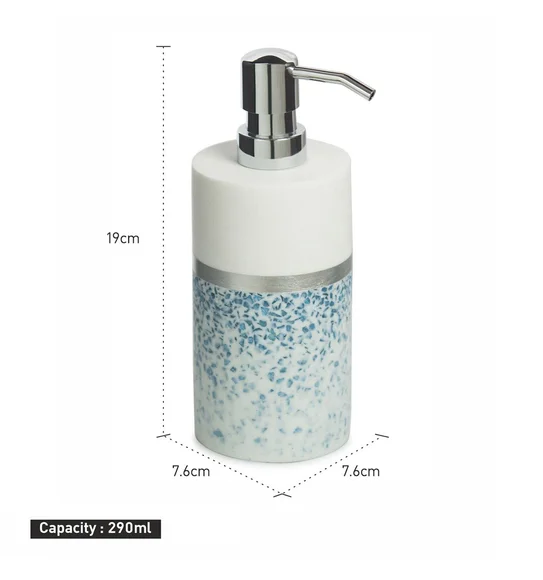 Alvina Polyresin Soap Dispenser Blue