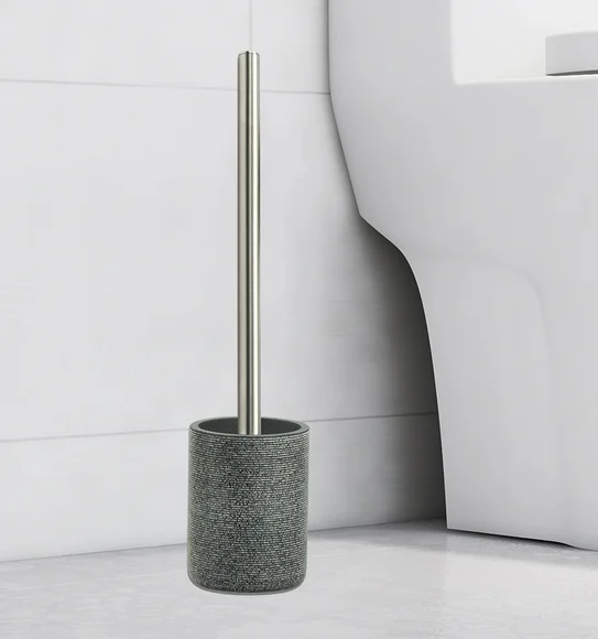Alvina Polyresin Toiletbrush Holder D.Charcoal