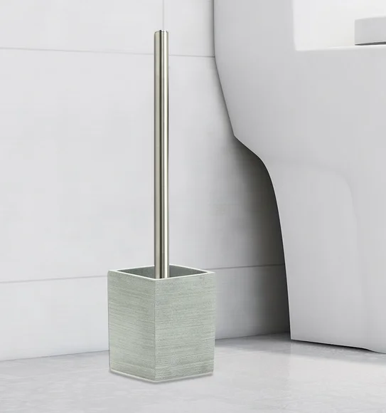 Alvina Polyresin Toiletbrush Holder Concrete