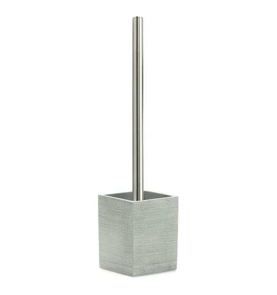 Alvina Polyresin Toiletbrush Holder Concrete