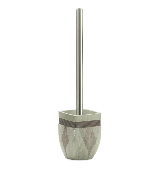 Alvina Polyresin Toiletbrush Holder Light Brown
