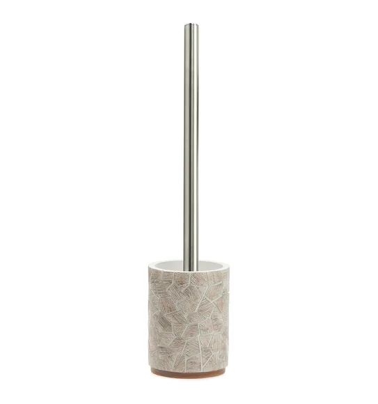 Alvina Polyresin Toiletbrush Holder L.Brown