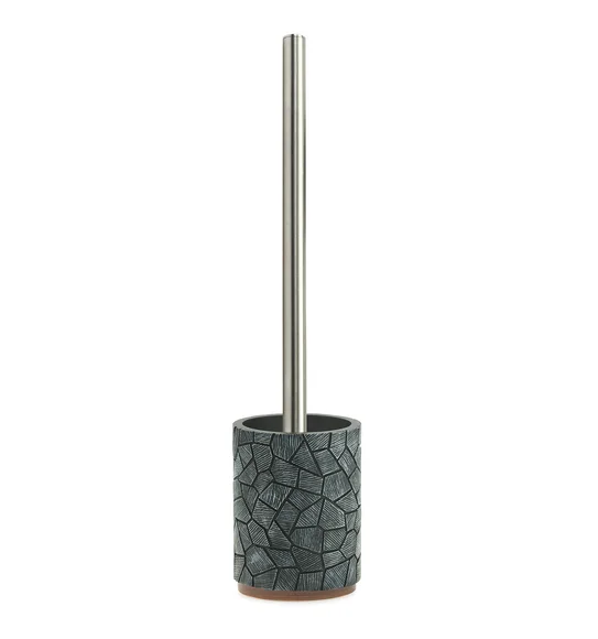 Alvina Polyresin Toiletbrush Holder D.Grey