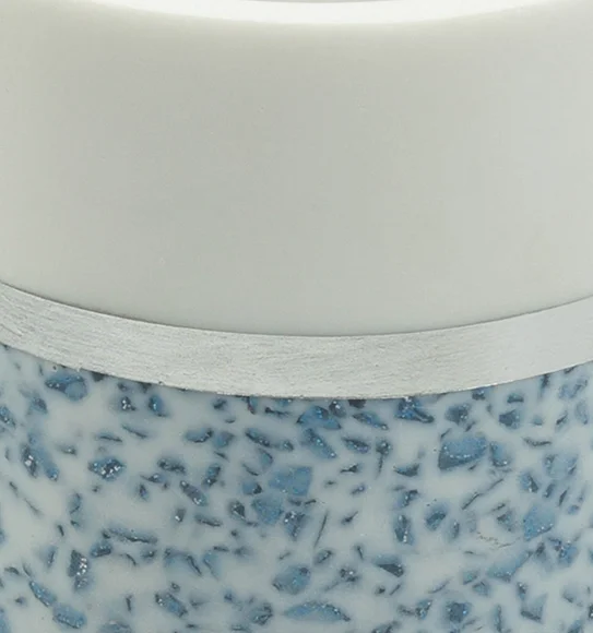 Alvina Polyresin Toiletbrush Holder Blue