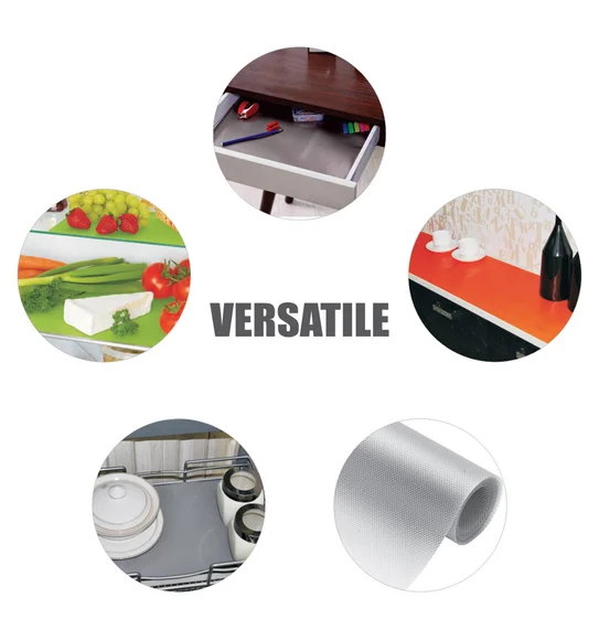 Rio PVC Circle Shelf Liner Transparent