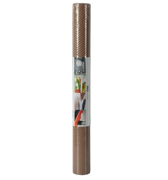 Rio S PVC Shelf Liner Chocolate