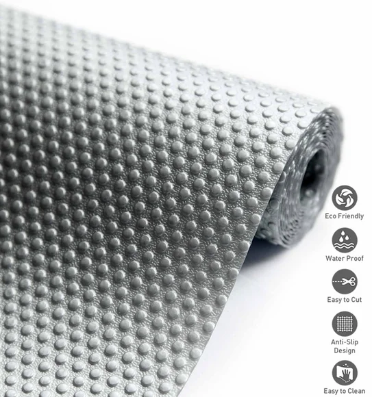 Rio S PVC Shelf Liner L.Grey