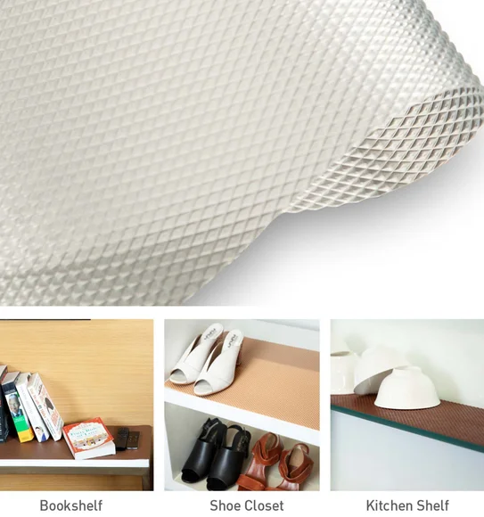 Rio S PVC Shelf Liner Grey