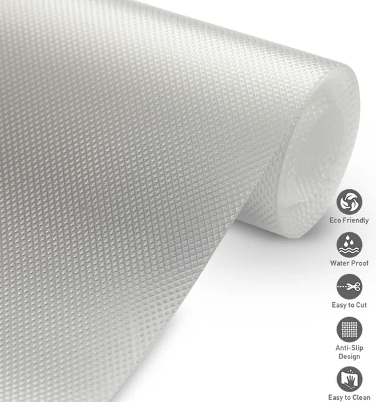 Rio S PVC Shelf Liner Grey
